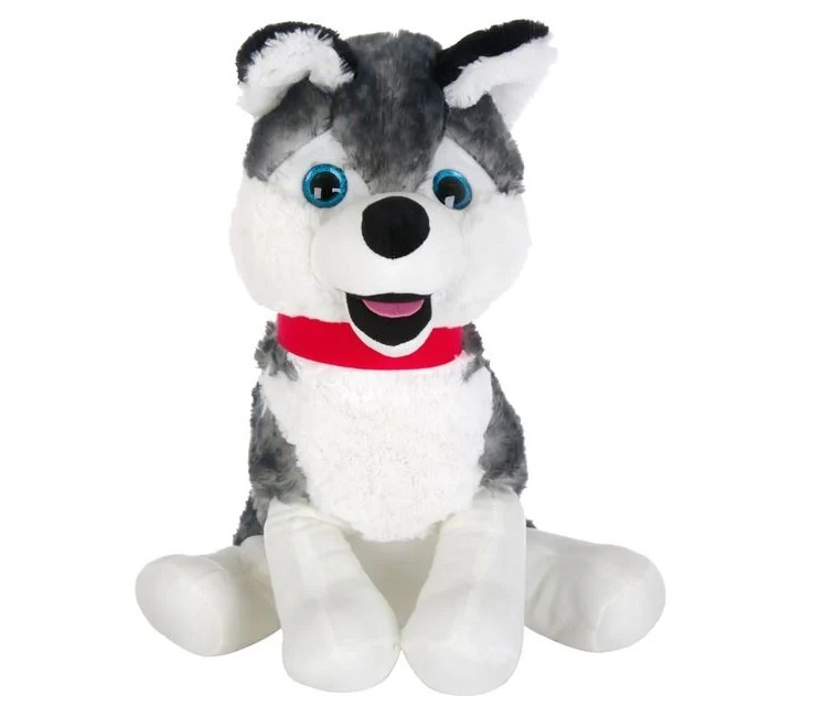 Catel Husky, de Plus, poliester, 37x37x45 cm, 3 ani+