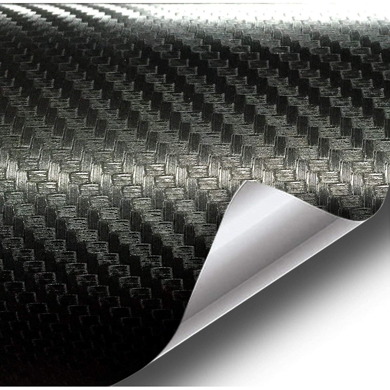 Folie colantare auto Carbon 3D Negru 3 0m x 1 52m