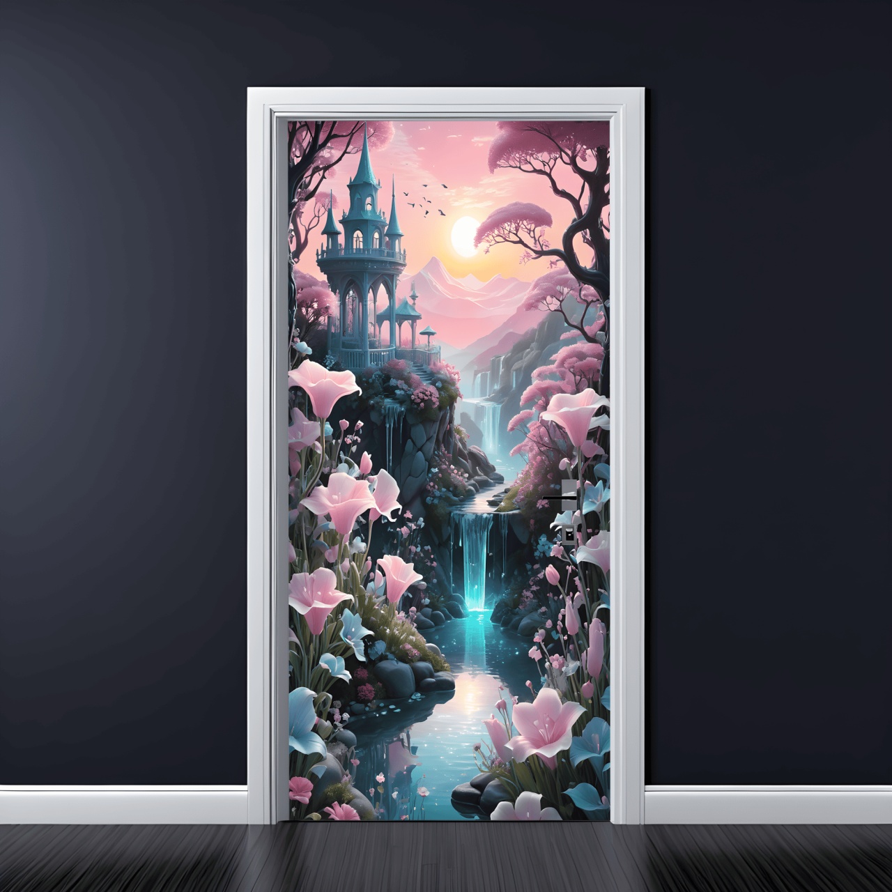 Folie imprimata color pentru decor Usa dimensiune 200 x 90cm model: AVX-DR13
