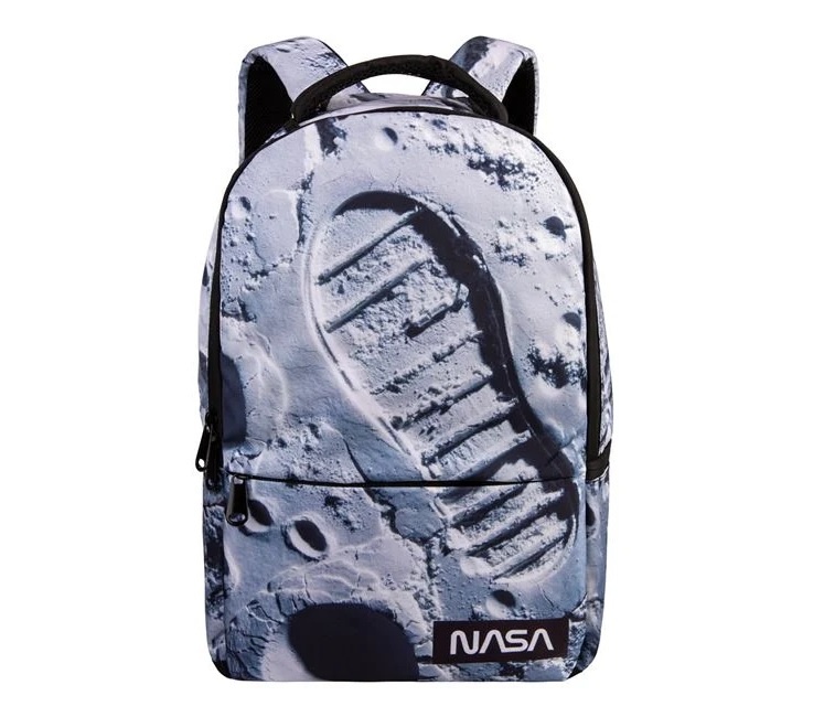 Ghiozdan pentru Scoala, Model NASA, 28x16x44 cm, negru
