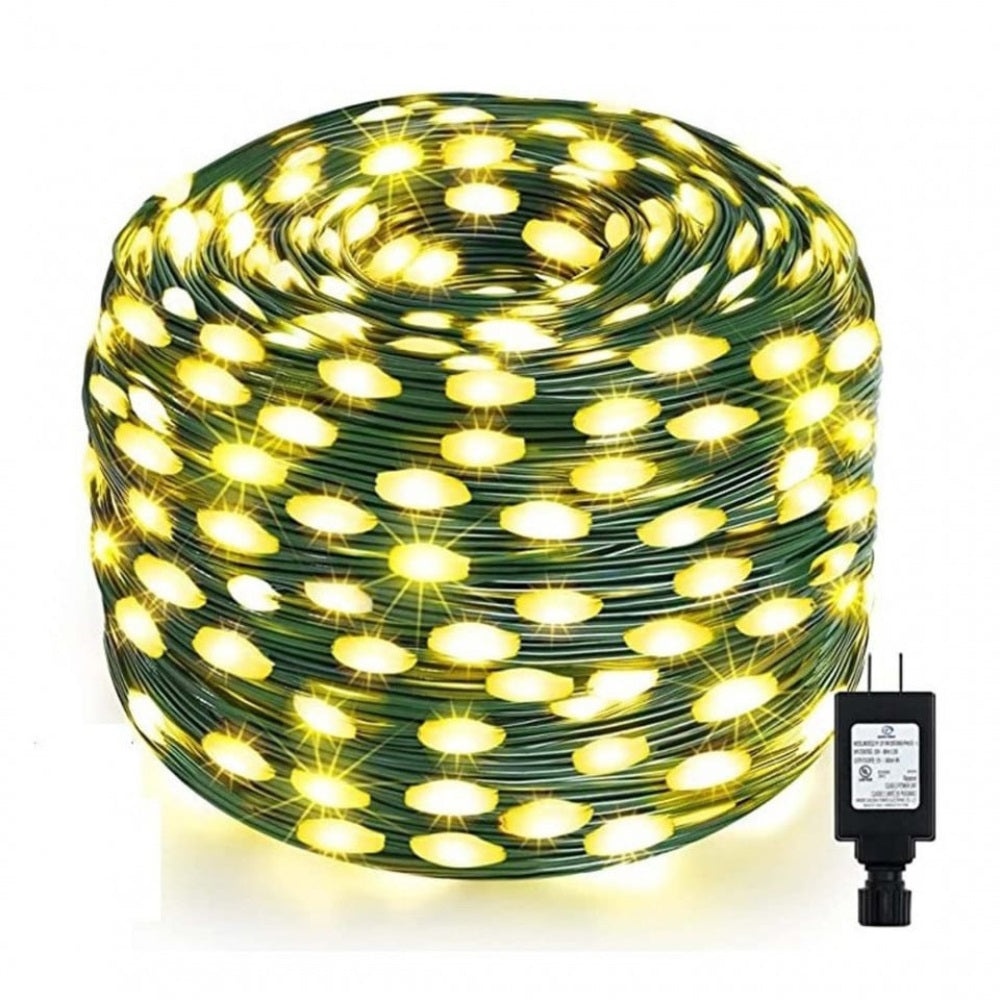 Instalatie LED Liniara, pentru Craciun, 160 LED-uri, 20m, Exterior-Interior, IP44, Jocuri de Lumini, 4 Culori - 3 | YEO