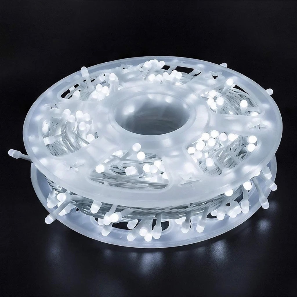 Instalatie Luminoasa cu 500 LED-uri si 100m Lungime, Lumina Alba Rece sau Albastra - 1 | YEO