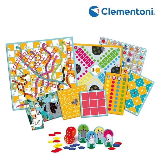 Joc de societate „10 in 1 jocuri”, clasice si educative, varsta 4+ ani, 5x37x28.1cm, multicolor - 2 | YEO