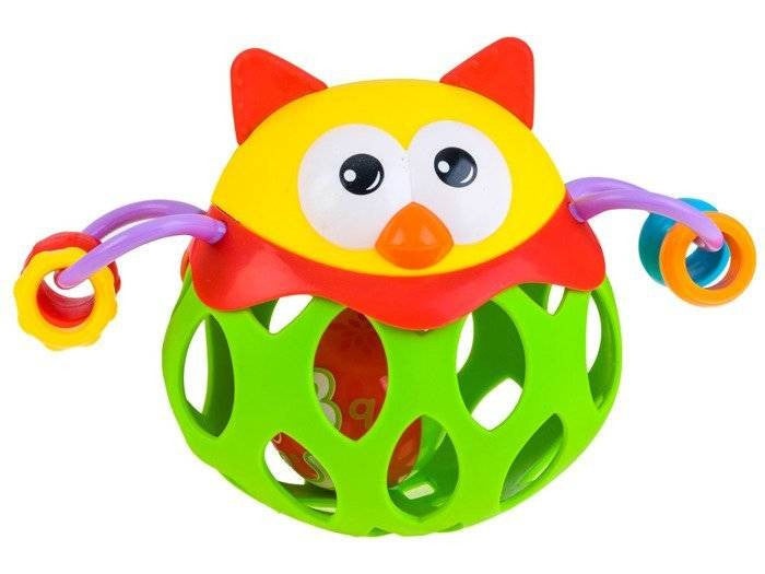 Jucarie bebe interactiva din cauciuc moale, MalPlay bufnita, multicolora - 1 | YEO