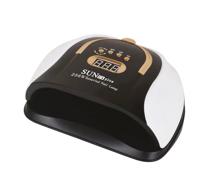 Lampa LED UV C4 Plus, 256W, pentru Manichiura Semipermanenta, 22.8x18.1x9.1cm, negru