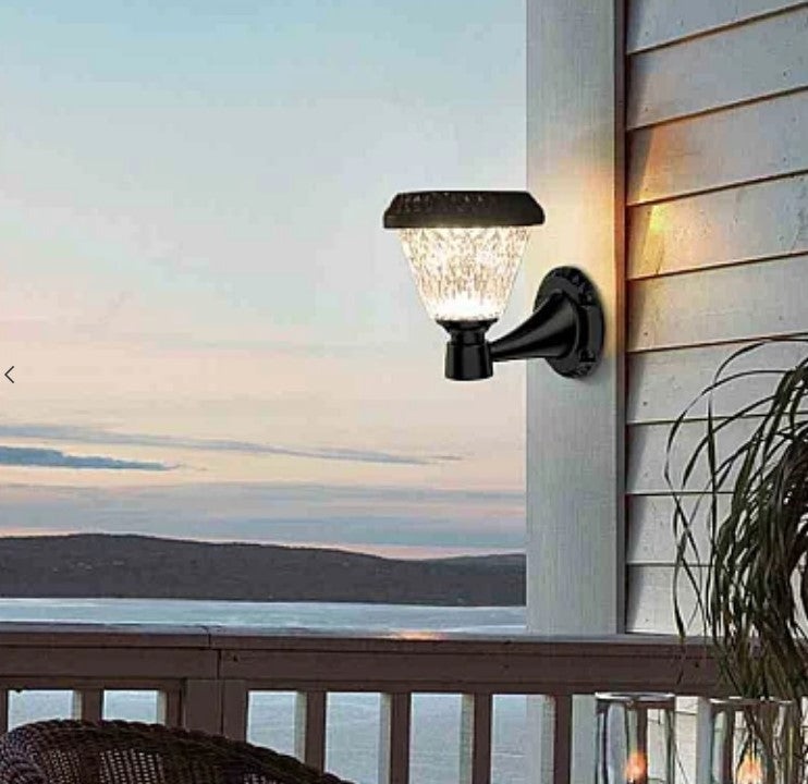 Lampa Solara RGB de Perete R-10B/Y lampa decorativa pentru balcon, terasa, exterior casa - 1 | YEO