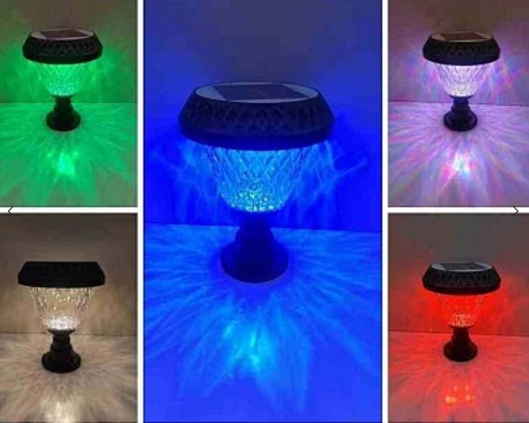 Lampa Solara RGB de Perete R-10B/Y lampa decorativa pentru balcon, terasa, exterior casa - 3 | YEO