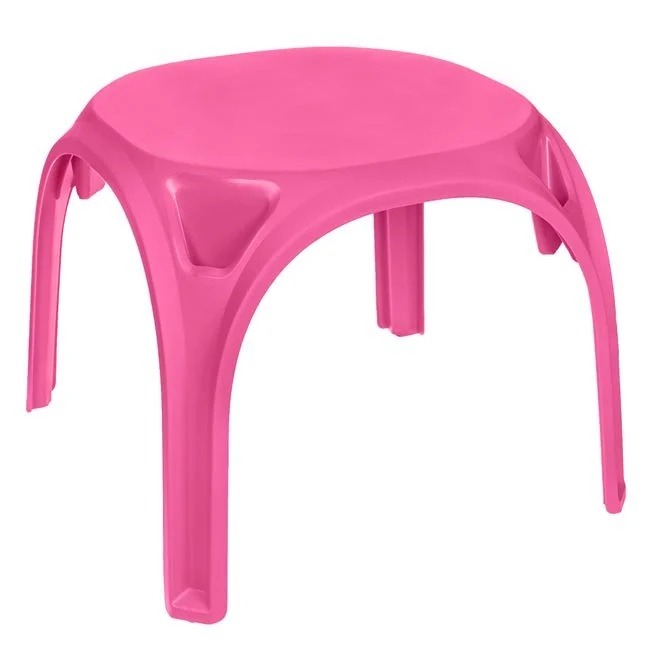 Masa din plastic pentru copii, din plastic, dimensiuni 55x55x48cm, roz