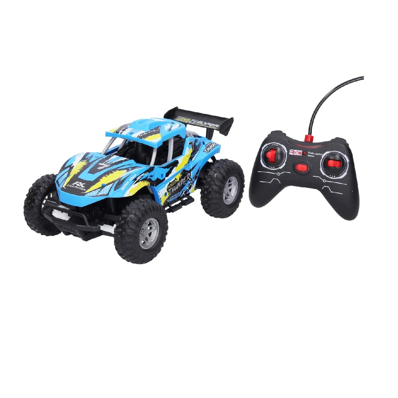 Masinuta cu telecomanda, Off-Road, Scara 1:16, pentru copii 3 ani+, 21.5x14x9cm, portocaliu/albastru - 1 | YEO