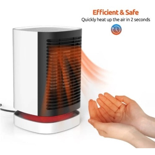 Mini Incalzitor electric portabil, 950W, rotire de 45 grade, cu ecran digital - 2 | YEO
