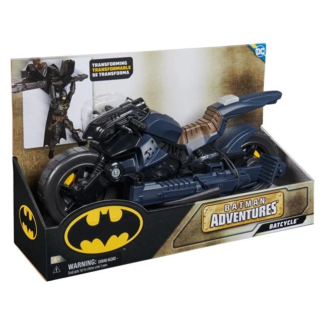 Motocicleta Batman Batcycle Adventures, dimensiune 30cm, negru - 1 | YEO