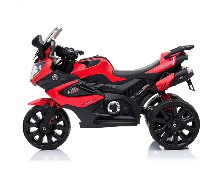 Motocicleta Electrica, 6V cu Sunet, 3-8 ani, MP3, 25 kg, rosu cu negru - 3 | YEO