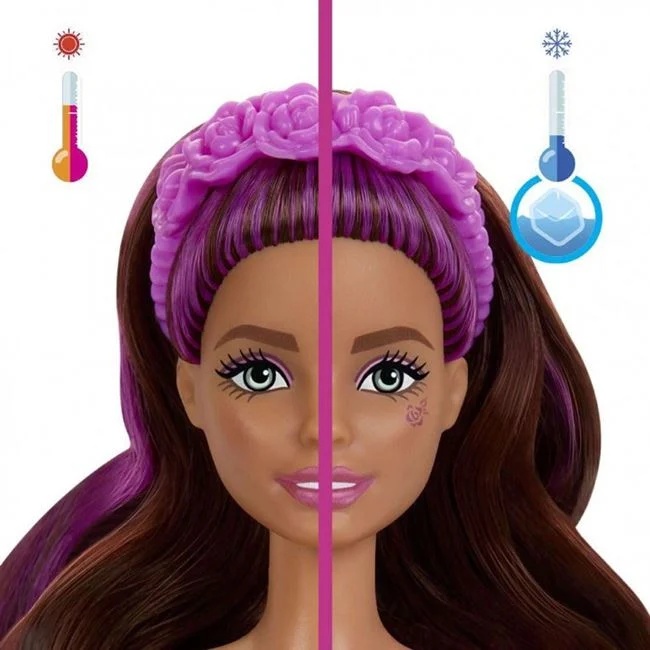 Papusa Barbie Color Reveal Balerine, varsta 3+ ani, dimensiune 8x32cm, roz - 2 | YEO