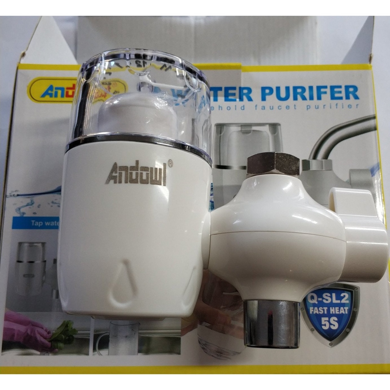 Robinet cu filtru pentru purificatorea apei, universal cu montaj pe orice baterie - 2 | YEO