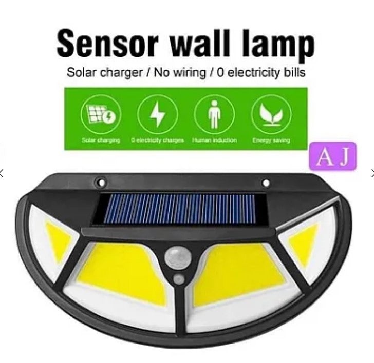 Set 3 x Lampa solara SH -122 LED COB cu senzor de miscare si lumina 3 moduri ILUMINARE - 1 | YEO