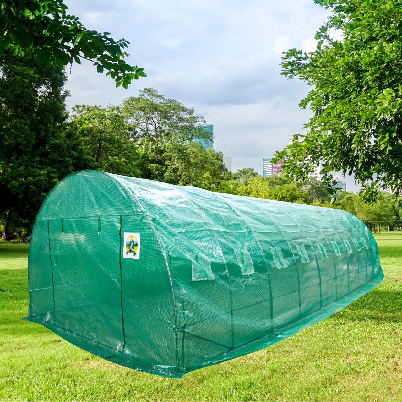 Solar/Sera Micul Fermier 8x4x2.5m polietilena densitate 140g/mp UV4