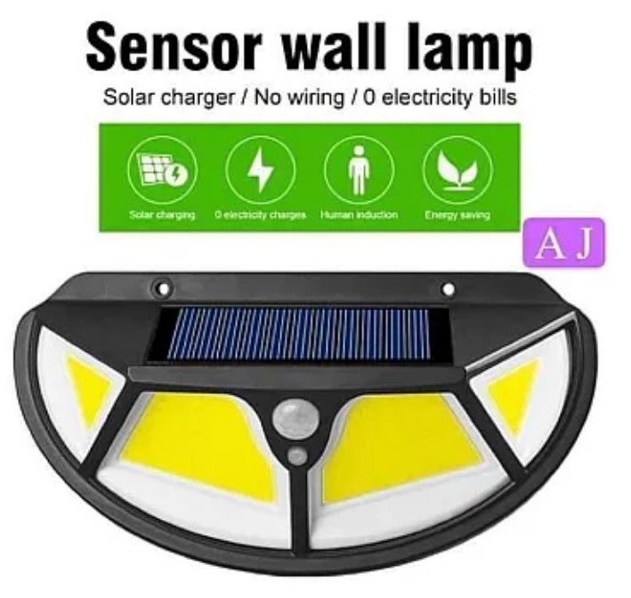 6 x Lampa solara SH -122 LED COB cu senzor de miscare si lumina 3 moduri ILUMINARE - 1 | YEO