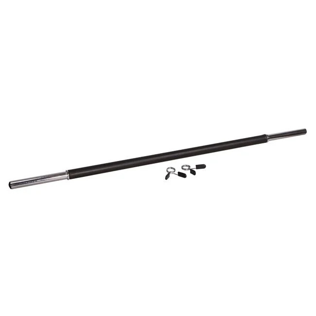 Bara pentru greutati F-25 cu coliere cu filet, greutate maxima 40kg, 1.2m, negru