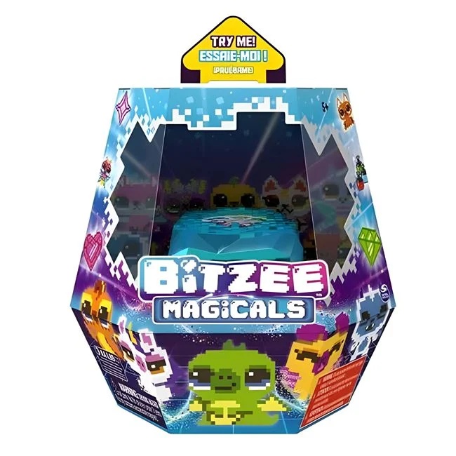 Bitzee Magicals animal interactiv digital, varsta 5+ ani, 15x13x12cm, albastru