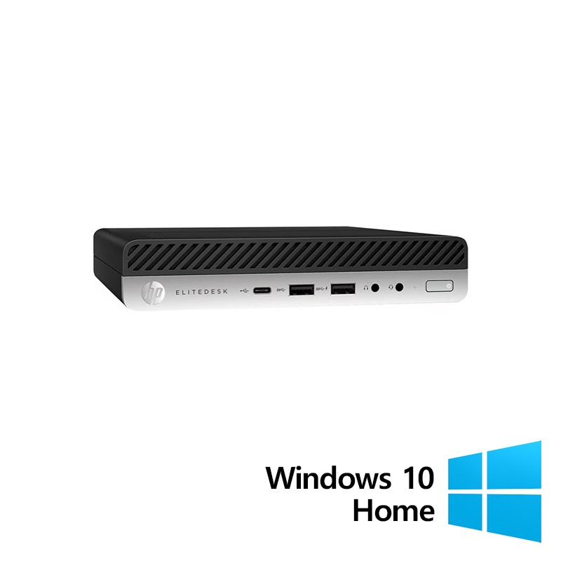 Calculator Refurbished HP EliteDesk 800 G3 Mini PC Intel Core i5-6500T 2.50GHz 16GB DDR4 512GB SSD + Windows 10 Home