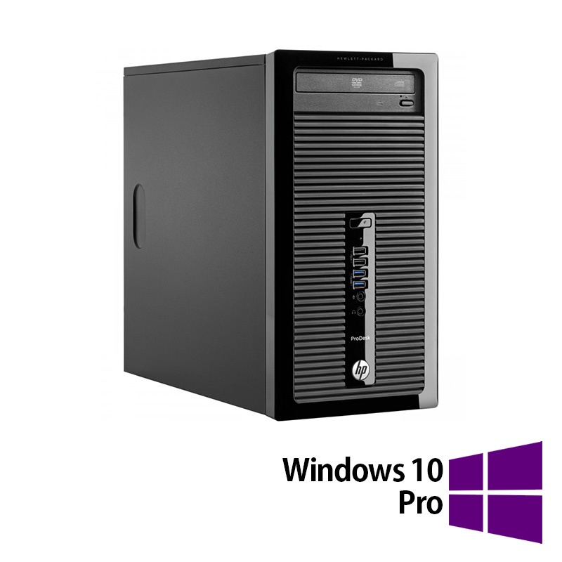 Calculator Refurbished HP ProDesk 400 G2 Tower Intel Core i7-4765T 2.00-3.00GHz 16GB DDR3 512GB SSD DVD-RW + Windows 10 Pro