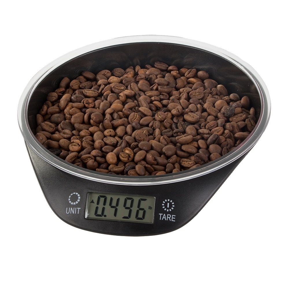 Cantar digital de bucatarie, tip bol, TYL-301C, 0-5kg, precizie 1g, negru-alb - 2 | YEO