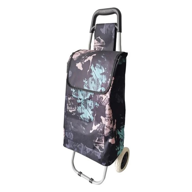 Carucior pentru piata, pliabil, dimensiuni 34x28x96cm, multicolor - 2 | YEO