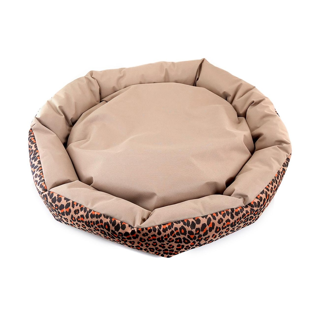Culcus din material impermeabil pentru caine/pisica model Animal Print 77 cm