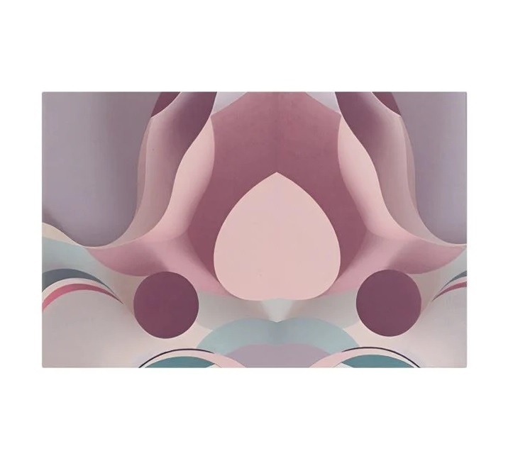 Cutie Decorativă, model Marble cu 6 Compartimente, de Birou, carton, 30x16x20cm, lila - 1 | YEO