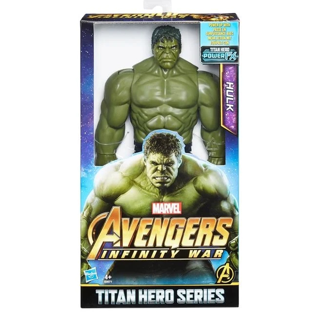 Figurina Avengers Hulk, dimensiune 30cm, verde-negru - 1 | YEO