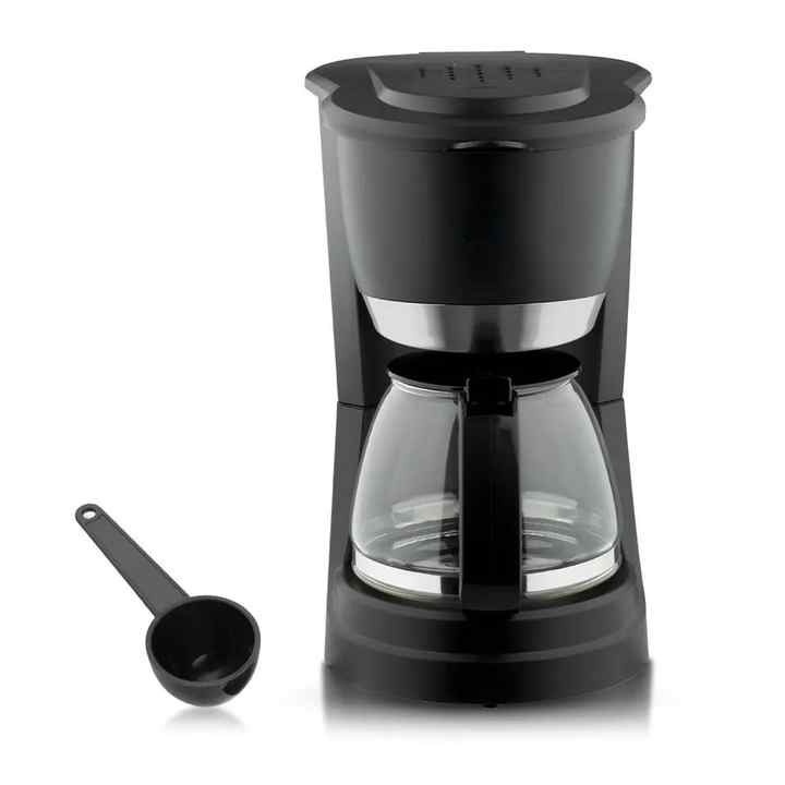 Filtru de cafea, Hoffmans, electric, 1200W, 1500 ml, Plastic si Sticla, 30x22x16cm, Negru - 2 | YEO