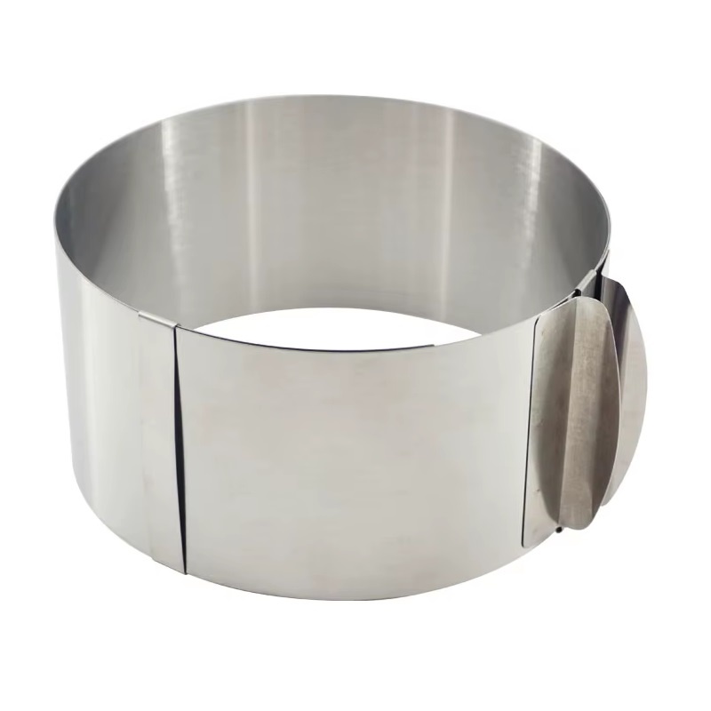 Forma reglabila pentru coacerea torturilor, diametru reglabil 16-30 cm, otel inoxidabil, argintiu - 1 | YEO