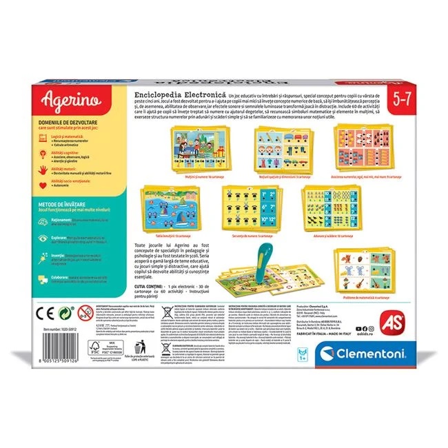 Joc educativ „Enciclopedia Electronica”, varsta 5-7 ani, 34.5x5x25.5cm, multicolor - 1 | YEO