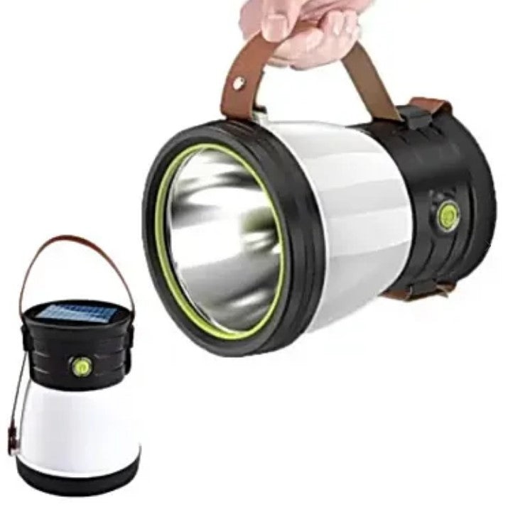 Lampa solara multifunctionala LED 3W ZJ-1158 tip lanterna/felinar, cu maner - 1 | YEO