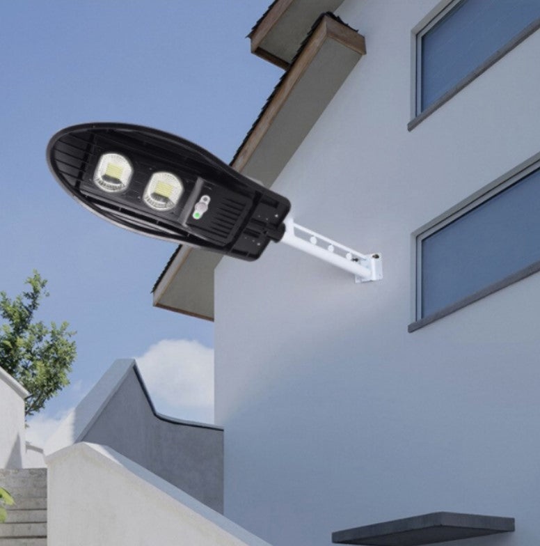 Lampa Solara Stradala 100W 2 casete, montaj pe zid sau gard - 1 | YEO