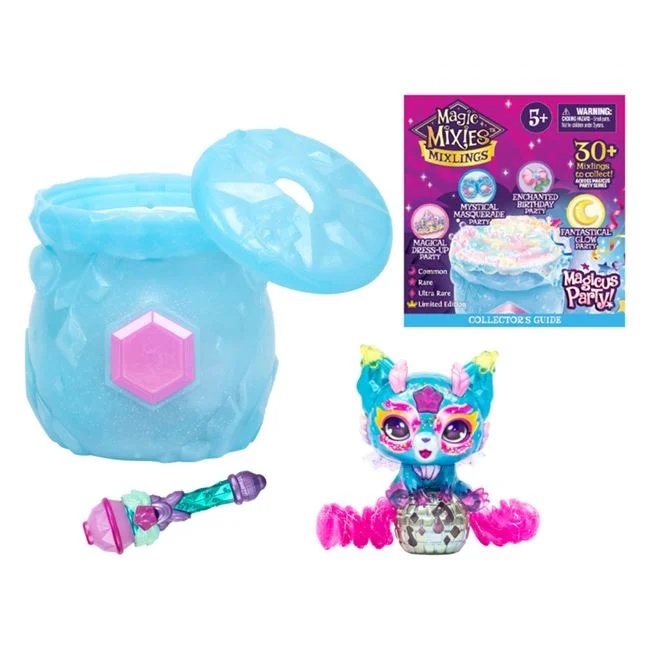 Magic Mixies figurina Mixlings Magicus petrecere in cazan (Blind Box), dimensiune 5cm, multicolor