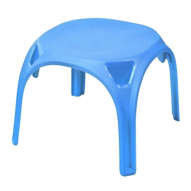 Masa din plastic pentru copii, din plastic, dimensiuni 55x55x48cm, albastru