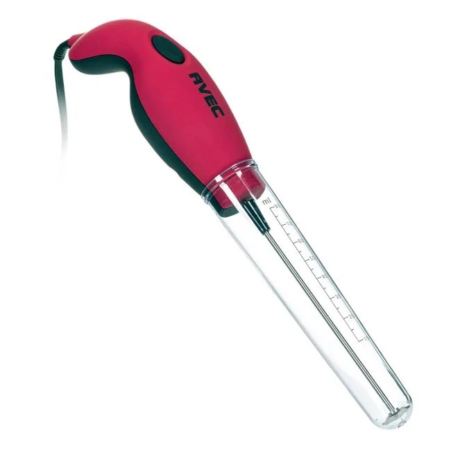 Mixer electric, pentru frappe, putere 25W, dimensiune 10x5x38cm, rosu