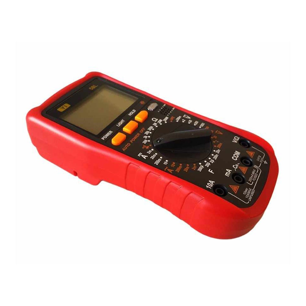 Multimetru digital YI-58L, multifunctional, cu ecran LCD si 4 digiti, rosu - 2 | YEO