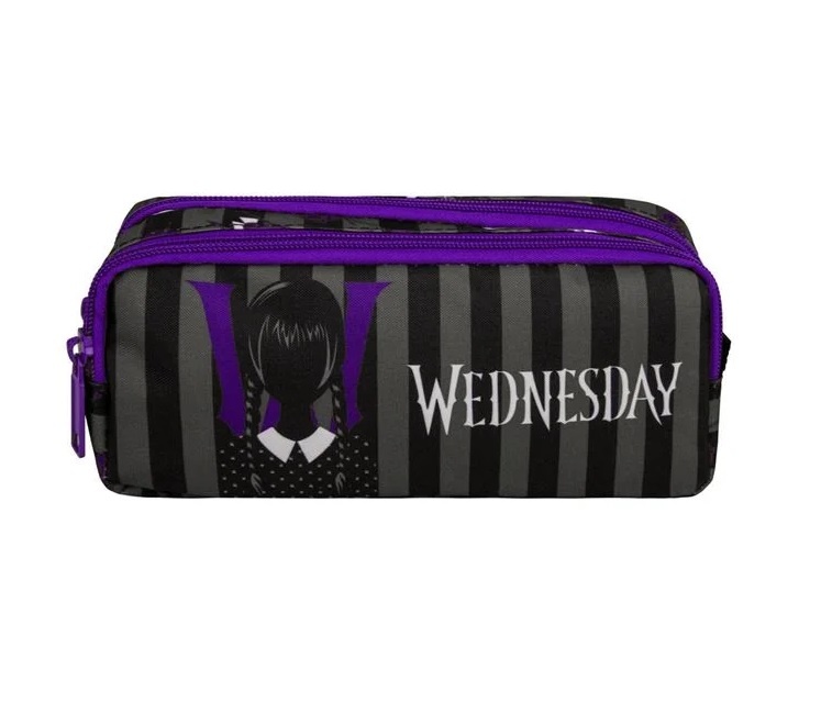 Penar tip Tub, cu 2 Compartimente, model Wednesday, 21x5.5x9.5cm, mov - 2 | YEO