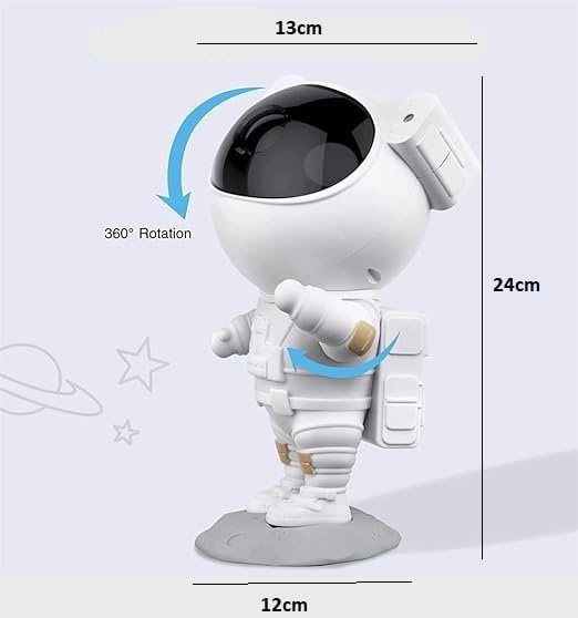 Proiector LED astronaut galaxy star cu temporizator si telecomanda - 3 | YEO