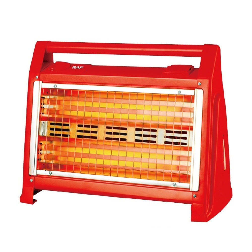 Radiator electric cu quartz, RAF R1175, 2400W, 2 setari de temperatura, 45x18x35 cm, rosu - 1 | YEO