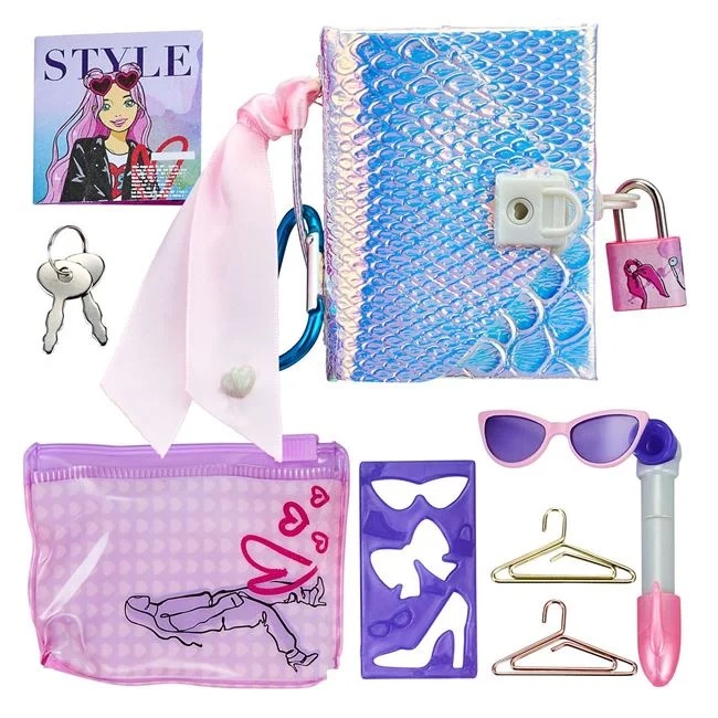 Real Littles Mini agenda cu accesorii incluse, varsta 3+ ani, roz - 2 | YEO