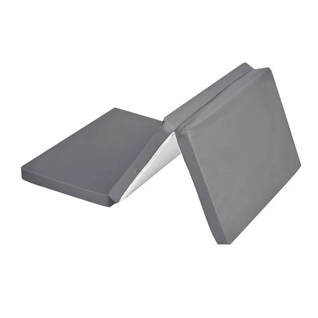 Saltea pentru patut copii, cu umplutura poliuretanica, dimensiuni 118x59x5cm, gri-alb