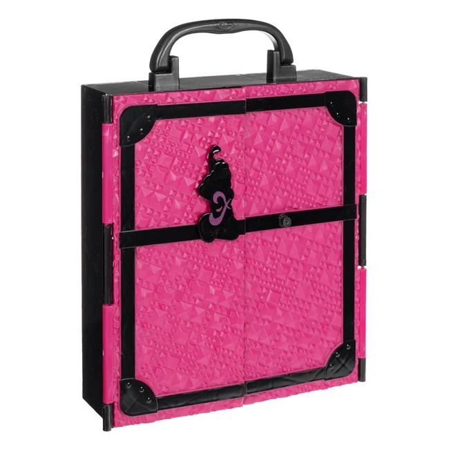 Set 2 papusi manechin cu dulap de haine si pantofi incluse, varsta 3+ ani, 29x9x29cm, roz - 2 | YEO