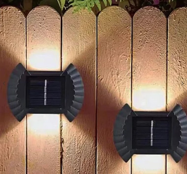 Set 4 Lampi solare cu lumina bidirectionala 2 led / lampa - 3 | YEO