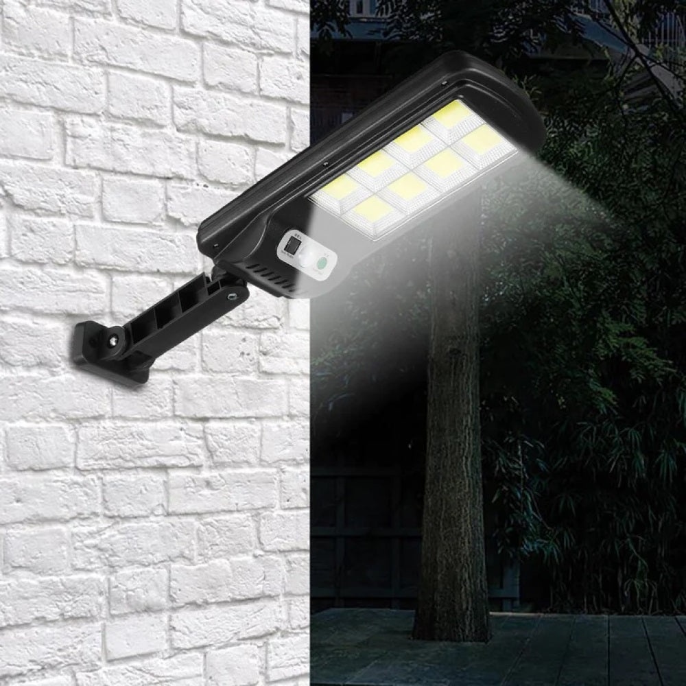 Set 5 x lampi solare stradale cu 8 cadre, 30W 160 LED-uri, Senzor de lumina si miscare - 1 | YEO