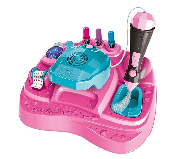 Set Manichiura pentru fetite, 10 accesorii, 6ani+, roz - 1 | YEO