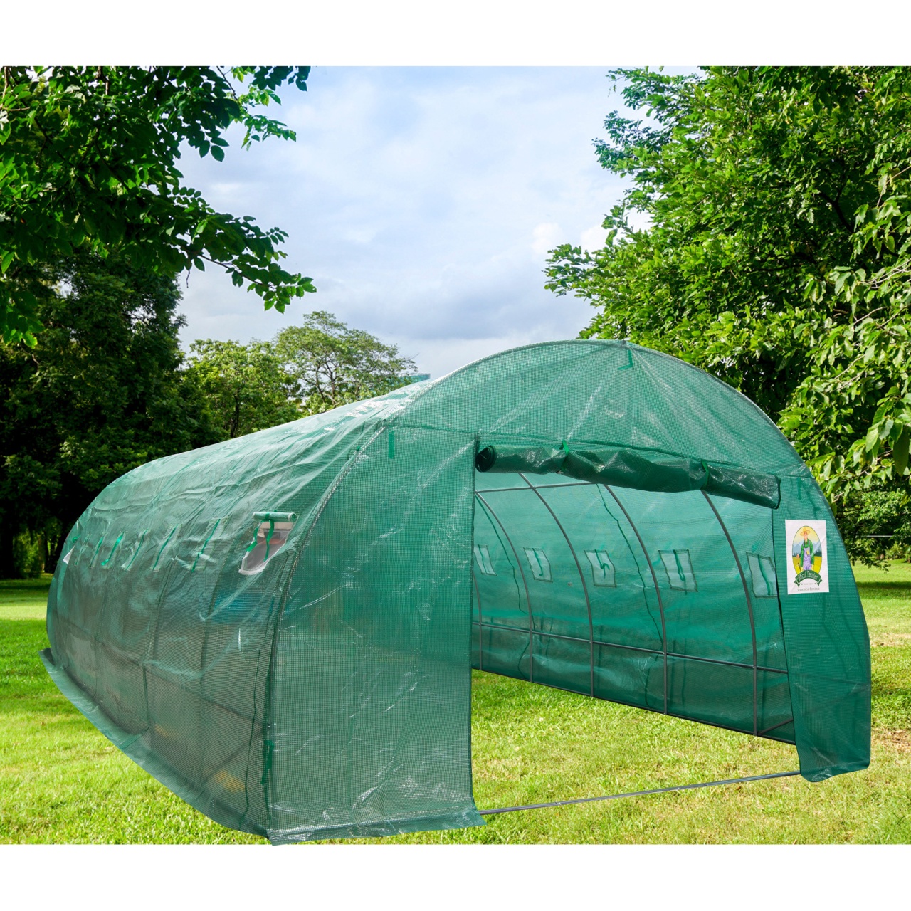 Solar/Sera Micul Fermier 10x4x2.5m polietilena densitate 140g/mp UV4