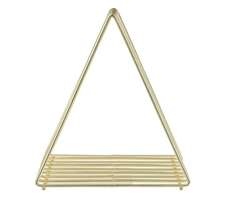 Suport Metalic Auriu pentru Carti, cu 8 Compartimente, 27x17.5x20cm, auriu - 3 | YEO